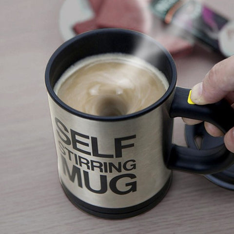 Self Stirring Coffee Mug, 8 oz stainless steel