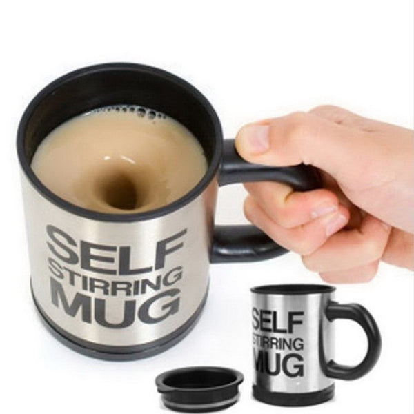 Self Stirring Coffee Mug, 8 oz stainless steel